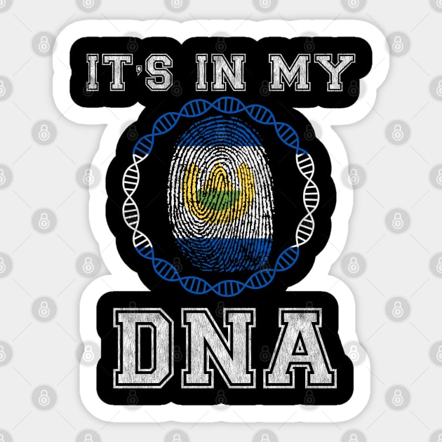 El Salvador  It's In My DNA - Gift for Salvadoran From El Salvador Sticker by Country Flags